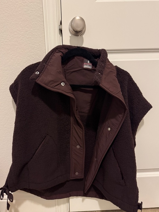 Free People Jackets & Blazers - FP Movement by Free People Scout It Out Fleece Vest dark espresso size S